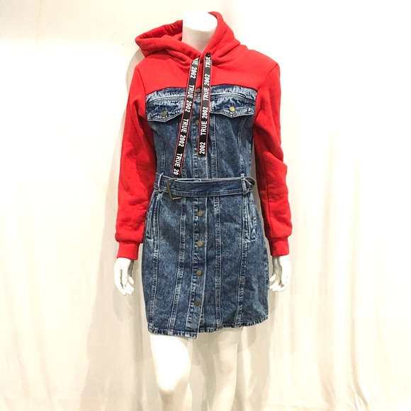 true religion hoodie dress